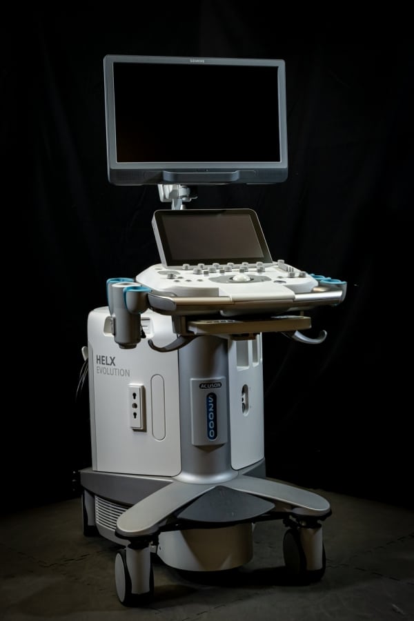 Acuson S2000 ultrasound machine front view