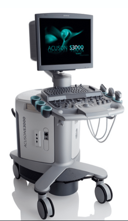 Acuson S3000 Ultrasound Left side view