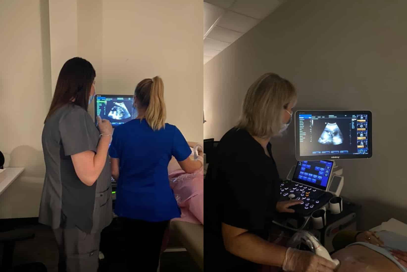 On-site Ultrasound Applications Training in Progress