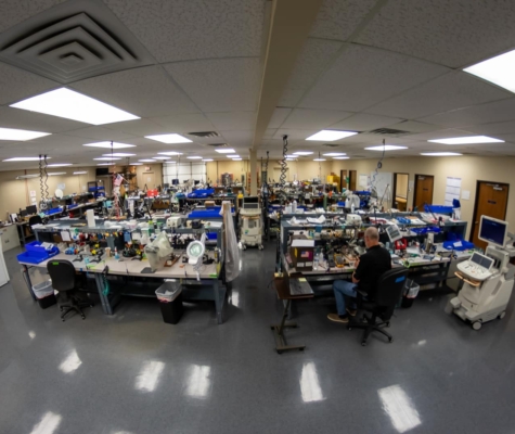 Probo Medical Tulsa TEE Repair Tech Room Wide Angle